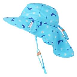 Flapjackkids Παιδικό Καπέλο Υφασμάτινο Αντηλιακό Upf50 Μπλε από το Spitishop