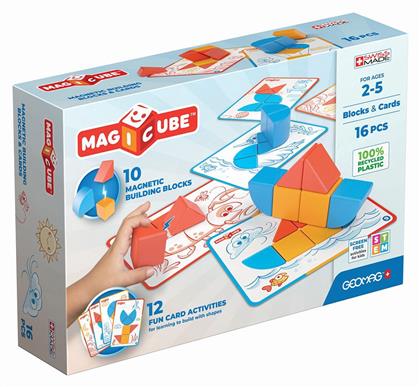 Magicube Blocks & Cards για 24+ Μηνών Geomag από το Plus4u