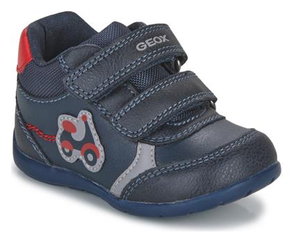 Παιδικά Sneakers με Σκρατς Navy Μπλε Geox