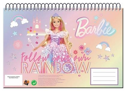 Μπλόκ Ζωγραφικής Barbie Ροζ 21x30cm (30φύλλα) Gim