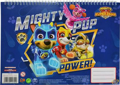 Μπλοκ Ζωγραφικής Paw Patrol 23x33cm 40 Φύλλα Gim