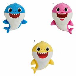 Λούτρινο Baby Shark Family με Ήχο 25 εκ. (Διάφορα Σχέδια) 1τμχ Giochi Preziosi