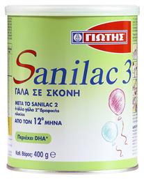 Γιώτης Γάλα σε Σκόνη Sanilac 3 12m+ 400gr