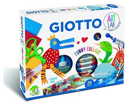 Giotto Κολάζ Σετ Δημιουργίας Art Lab Funny Collage για Παιδιά 8+ Ετών από το Moustakas Toys