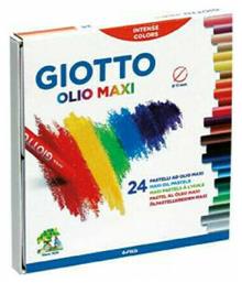 Λαδοπαστέλ Olio Maxi 24 Χρωμάτων Giotto