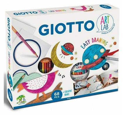 Giotto Ζωγραφική Σετ Δημιουργίας Art Lab Easy Drawing για Παιδιά 8+ Ετών