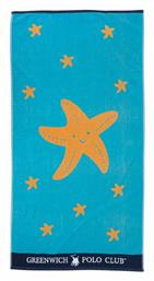 Παιδική Πετσέτα Θαλάσσης Γαλάζια Greenwich Polo Club
