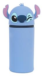 Stitch Κασετίνα Βαρελάκι με 1 Θήκη Γαλάζια Grupo Erik