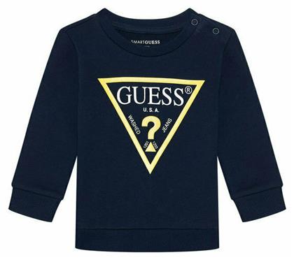 Fleece Παιδικό Φούτερ Navy Μπλε Guess από το Modivo