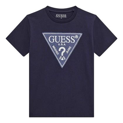 Παιδικό T-shirt Navy Guess