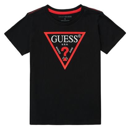 Theronn Παιδικό T-shirt Μαύρο Guess