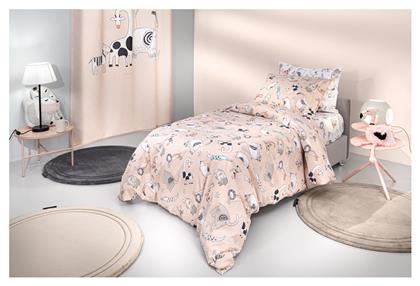 Σετ Σεντόνια Μονά Βαμβακερά Zootopia Cameo 165x250cm 3τμχ Guy Laroche