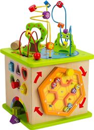 Hape Country Critters Play Cube από Ξύλο για 12+ Μηνών από το Moustakas Toys