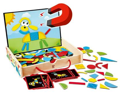 Hape Μαγνητικό Παιχνίδι Κατασκευών Art Box για Παιδιά 3+ Ετών από το Moustakas Toys