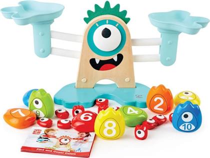 Hape Monster Math Scale από Ξύλο για 36+ Μηνών από το Moustakas Toys
