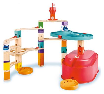 Παιχνίδι Κατασκευών Ξύλινo Quadrilla Marble Run για Παιδιά 4+ Ετών Hape από το Moustakas Toys