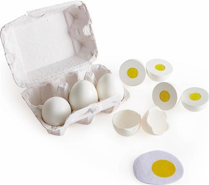 Hape Σετ με Αυγά από Ξύλο για 3+ Ετών 6τμχ από το Moustakas Toys