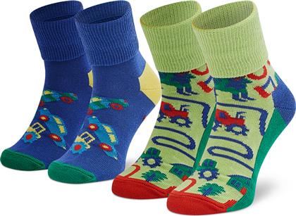 Happy Socks Παιδικές Κάλτσες Μακριές Country Roads για Αγόρι 2 Pack