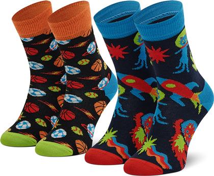 Happy Socks Παιδικές Κάλτσες Μακριές Spacetime για Αγόρι 2 Pack