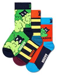 Παιδικές Κάλτσες Πολύχρωμες 3 Ζευγάρια Happy Socks