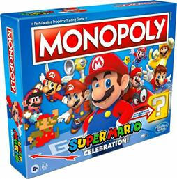 Επιτραπέζιο Παιχνίδι Monopoly Super Mario Celebration για 2-6 Παίκτες 8+ Ετών Hasbro