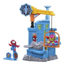 Παιχνίδι Μινιατούρα Stunt Squad Tower Spider-Man vs Green Goblin Hasbro