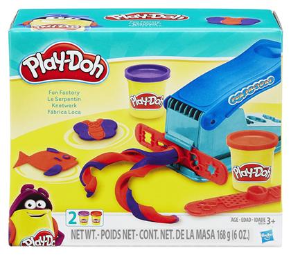 Hasbro Play-Doh 2 Βαζάκια Πλαστελίνης Basic Fun Factory για 3+ Ετών από το Toyscenter