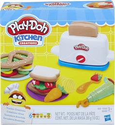 Hasbro Play-Doh Πλαστελίνη - Παιχνίδι Kitchen Creations Toaster για 3+ Ετών, 6τμχ από το Moustakas Toys