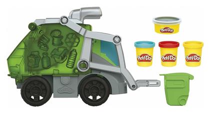 Hasbro Play-Doh Πλαστελίνη - Παιχνίδι Απορριμματοφόρο για 3+ Ετών, 4τμχ
