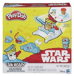 Play-Doh Πλαστελίνη - Παιχνίδι για 3+ Ετών, 2τμχ Star Wars Can-Heads - Luke Skywalker & Snowtrooper Hasbro