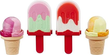 Hasbro Play-Doh Πλαστελίνη - Παιχνίδι Ice Pops & Cones Freezer για 2+ Ετών, 4τμχ από το Moustakas Toys
