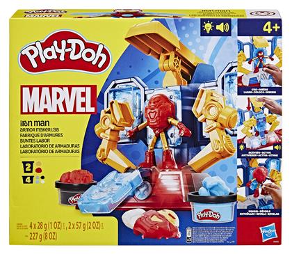 Play-Doh Πλαστελίνη - Παιχνίδι Iron Man για 4+ Ετών, 6τμχ Hasbro