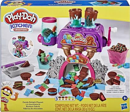 Hasbro Play-Doh Πλαστελίνη - Παιχνίδι Kitchen Creations Candy Shop για 3+ Ετών, 5τμχ από το Moustakas Toys
