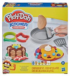 Hasbro Play-Doh Πλαστελίνη - Παιχνίδι Kitchen Creations Flip' n' Pancakes για 3+ Ετών, 8τμχ από το Designdrops