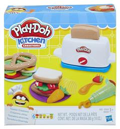 Hasbro Play-Doh Πλαστελίνη - Παιχνίδι Kitchen Creations Toaster για 3+ Ετών, 6τμχ από το Toyscenter