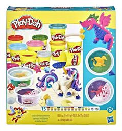 Hasbro Play-Doh Πλαστελίνη - Παιχνίδι Magical Sparkle Pack για 3+ Ετών, 15τμχ