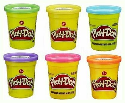 Play-Doh Πλαστοζυμαράκι Πλαστελίνης για 2+ Ετών, (Διάφορα Χρώματα) 1τμχ (Διάφορα Σχέδια) 1τμχ Hasbro