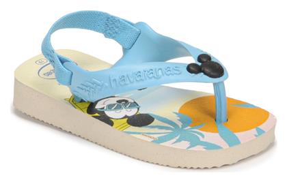 Παιδικές Σαγιονάρες Flip Flops Mickey Γαλάζιες Disney Classics II Baby Minnie Havaianas