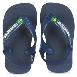 Παιδικές Σαγιονάρες Flip Flops Navy Μπλε Brasil Logo Havaianas από το Epapoutsia