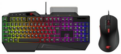 KB852CM Set Σετ Gaming Πληκτρολόγιο με RGB φωτισμό & Ποντίκι (Αγγλικό US) Havit από το Polihome