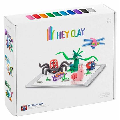 Claymates Έντομα Πολύχρωμος Πηλός 390gr Hey Clay