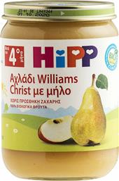 Hipp Φρουτόκρεμα Μήλο με Αχλάδι Βιολογικής Καλλιέργειας 4m+ 190gr χωρίς Γλουτένη