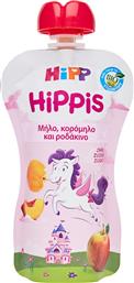 Hipp Hippis με Γεύση Μήλο-Κορόμηλο-Ροδάκινο Χωρίς Ζάχαρη 100gr για 12+ μηνών