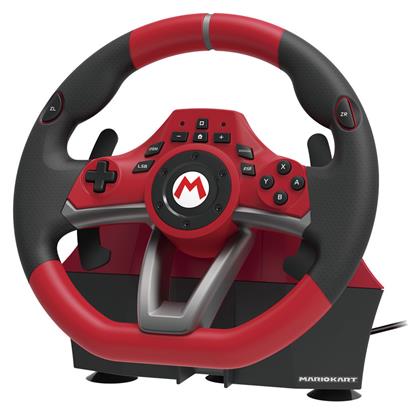 Mario Kart Racing Wheel Pro Deluxe Τιμονιέρα με Μοχλό Ταχυτήτων και Πετάλια για Switch Hori