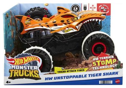 Hot Wheels Hot Wheels MT Tiger Shark Τηλεκατευθυνόμενο Αυτοκίνητο Monster Truck 1:15