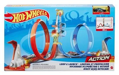 Πίστα Διπλή Εκτόξευση Και Λούπ για 5+ Ετών Hot Wheels