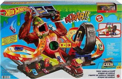 Hot Wheels Πίστα Toxic Gorilla Slam για 5+ Ετών από το Moustakas Toys