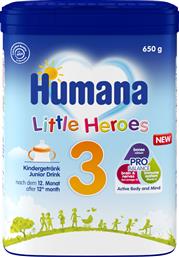 Humana Γάλα σε Σκόνη Optimum 3 12m+ Little Heroes 650gr