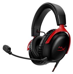 Cloud III Over Ear Μαύρο / Κόκκινο HyperX