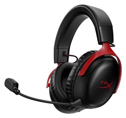 Cloud III Wireless Over Ear Μαύρο / Κόκκινο HyperX